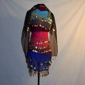 4 Bellydance Hip scarves